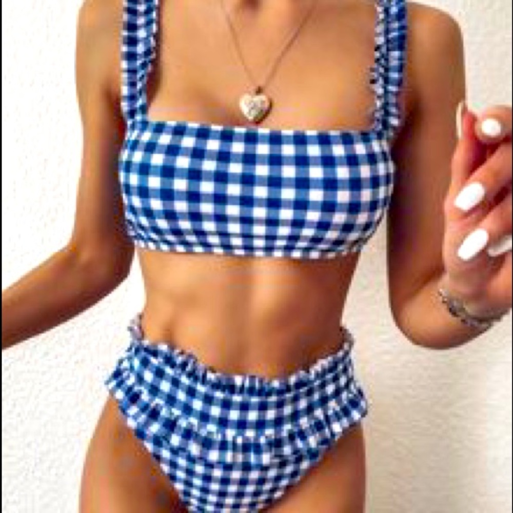 Bikini two piece retro pinup suit